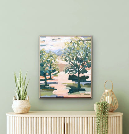 Sunbeams 64x54cm FRAMED **exclusively available at Martine Gallery - link inside here**