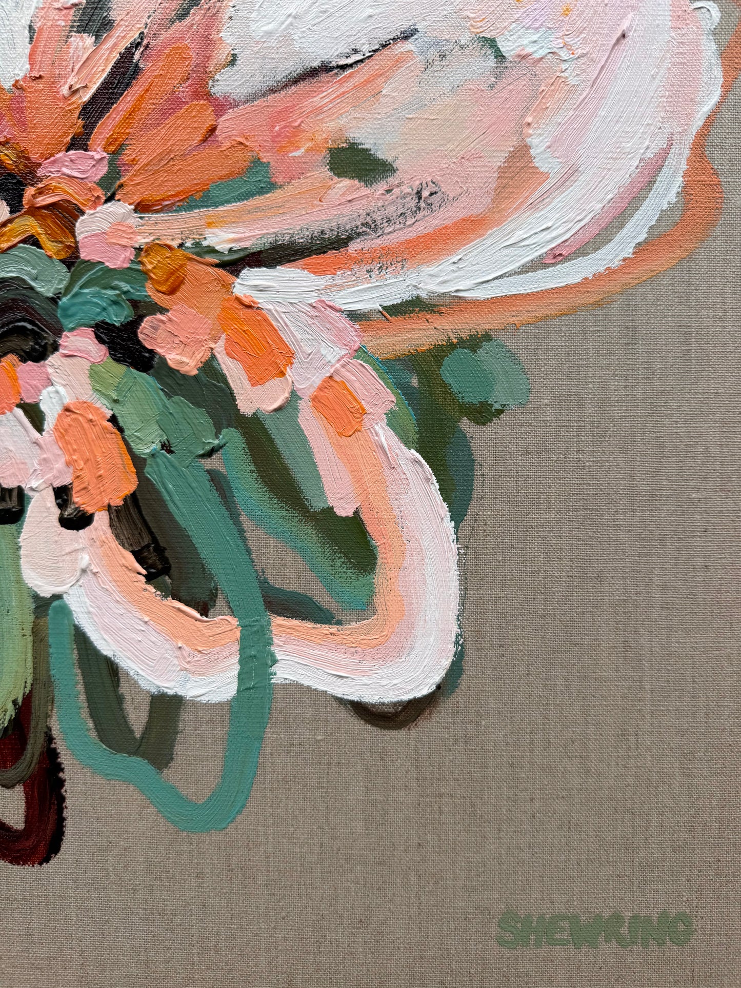 Sunday Morning 53x53cm FRAMED