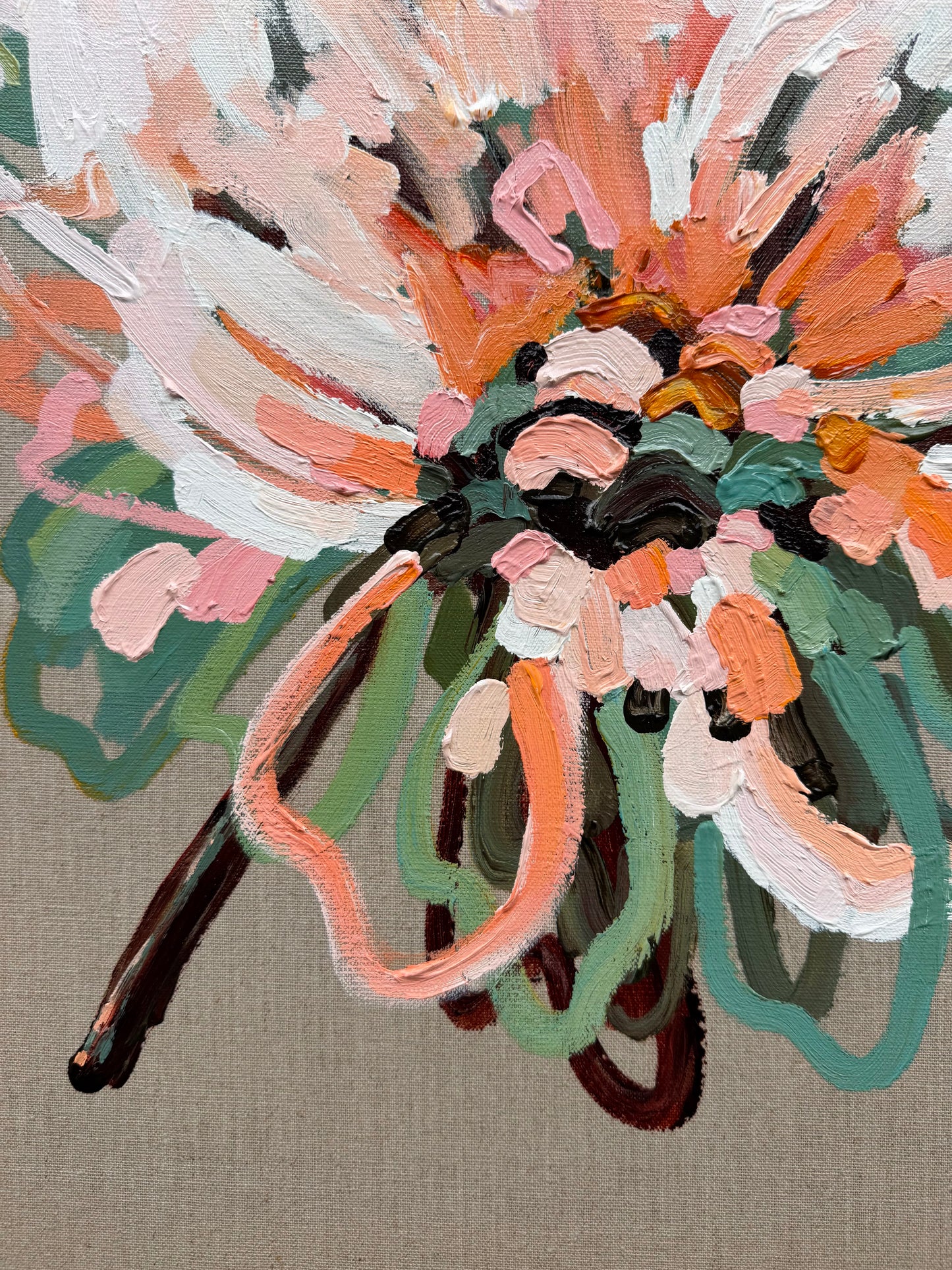 Sunday Morning 53x53cm FRAMED