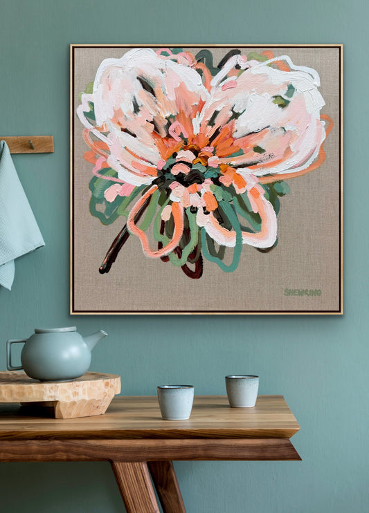 Sunday Morning 53x53cm FRAMED