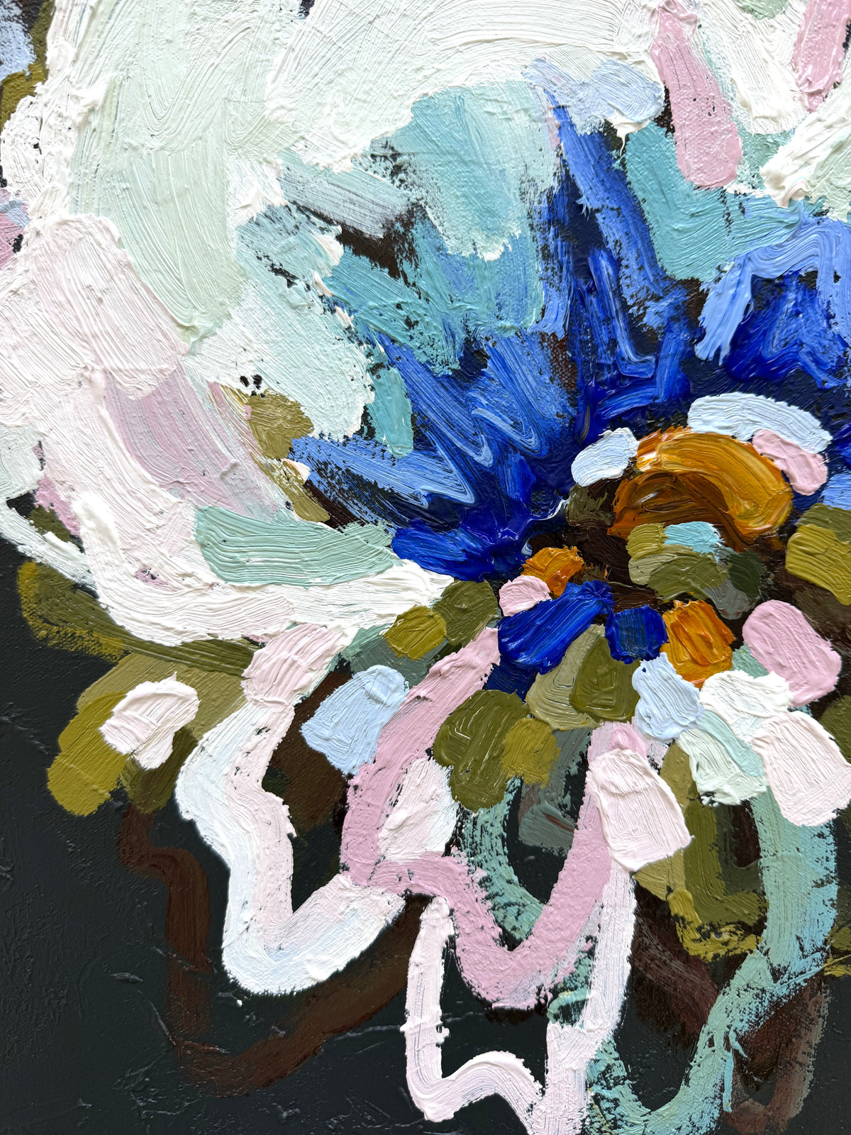 Sunny Blue 43 x 43 cm FRAMED ***Exclusively available at Mynt Gallery in Canterbury VIC***