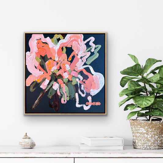Sunny Flower 33x33cm Framed SOLD
