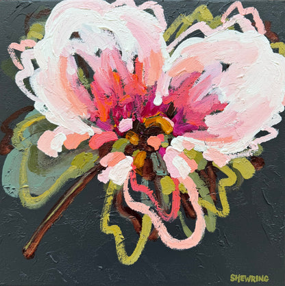 Sunny Pink 43 x 43 cm FRAMED ***Exclusively available at Mynt Gallery in Canterbury VIC***