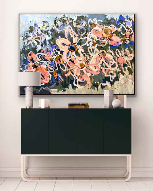 Sunshine And Rainbows 165x115cm Framed