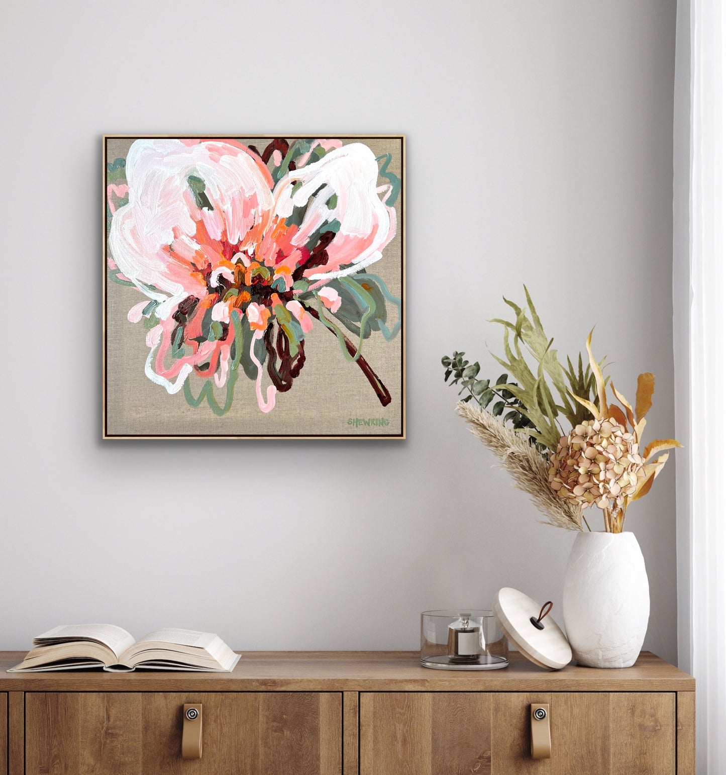 The Best Days 53x53cm FRAMED SOLD
