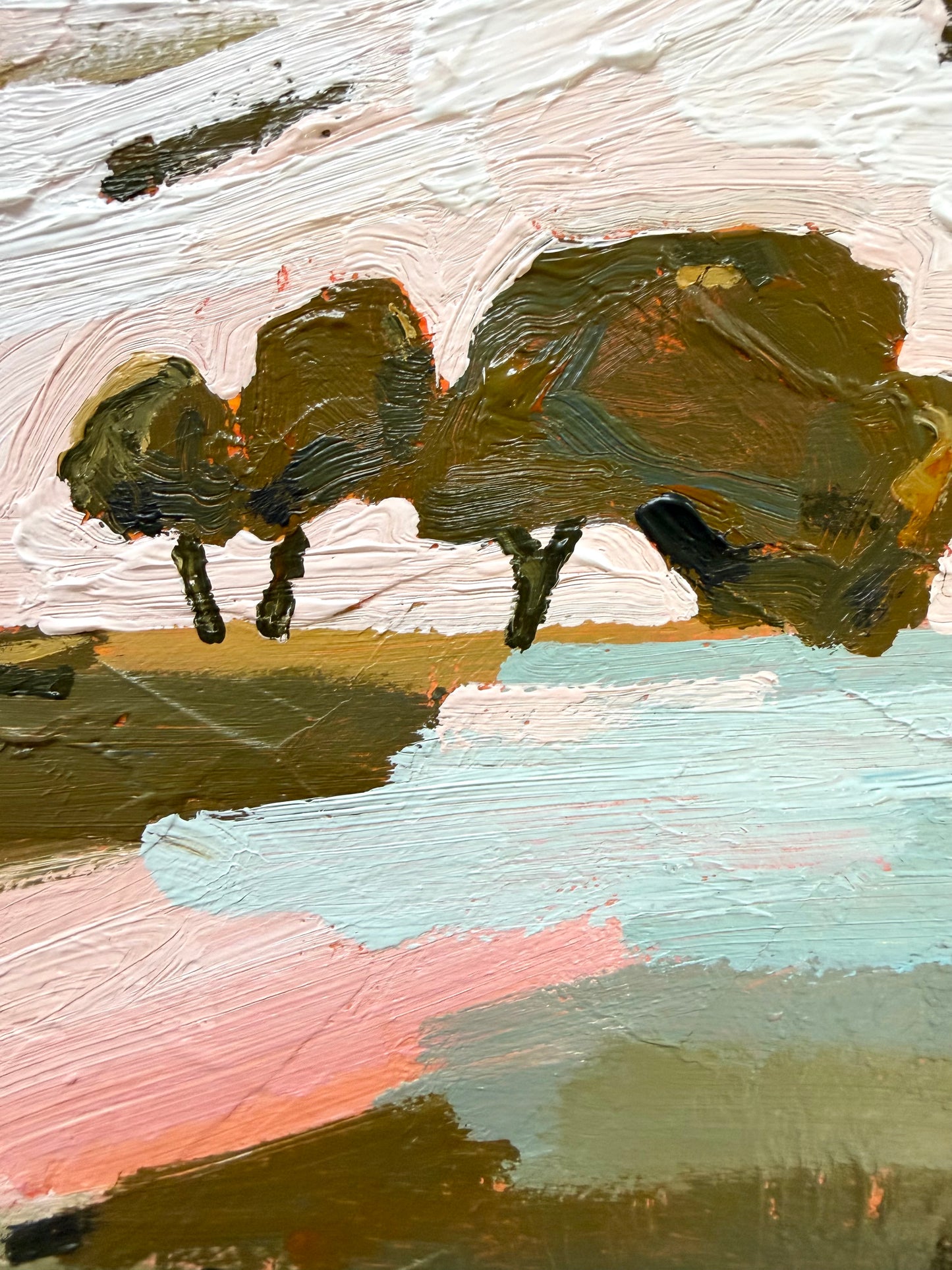 The Three Of Us 28 x 23 cm FRAMED