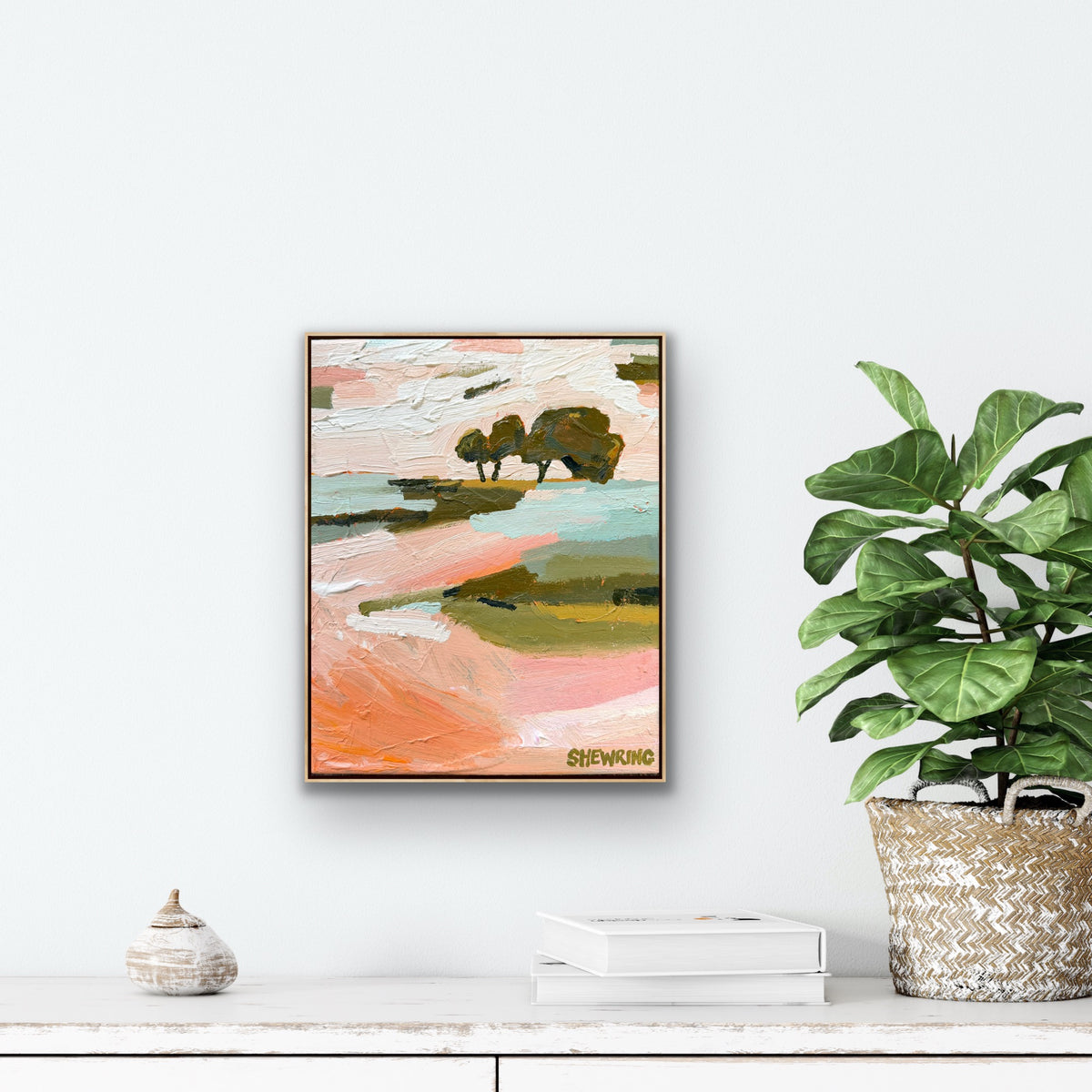 The Three Of Us 28 x 23 cm FRAMED