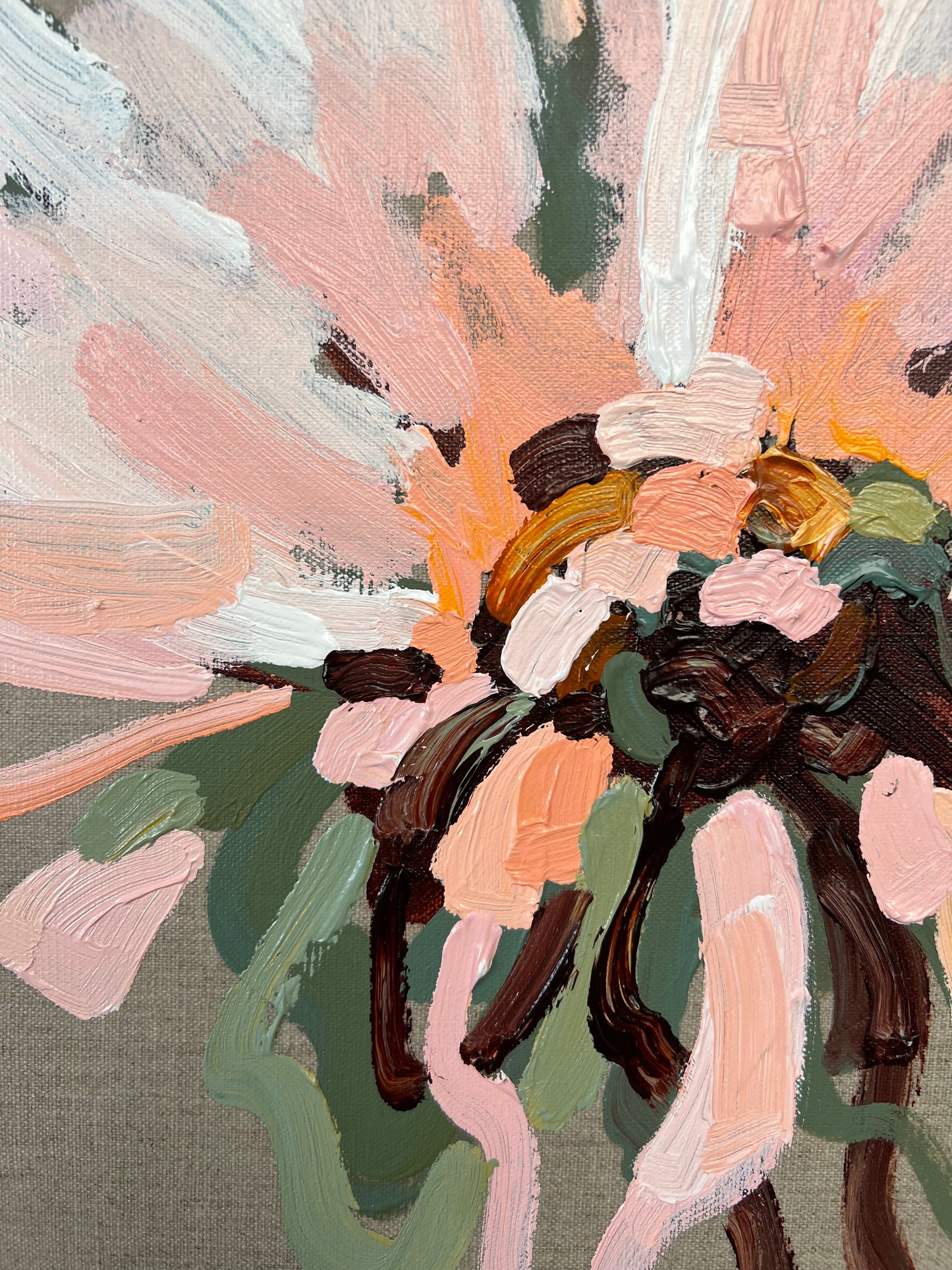 The Flower 53x53cm FRAMED