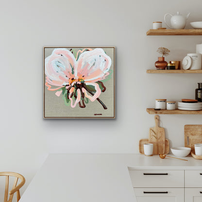 The Flower 53x53cm FRAMED