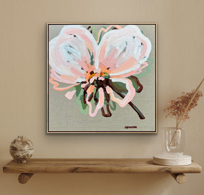 The Flower 53x53cm FRAMED