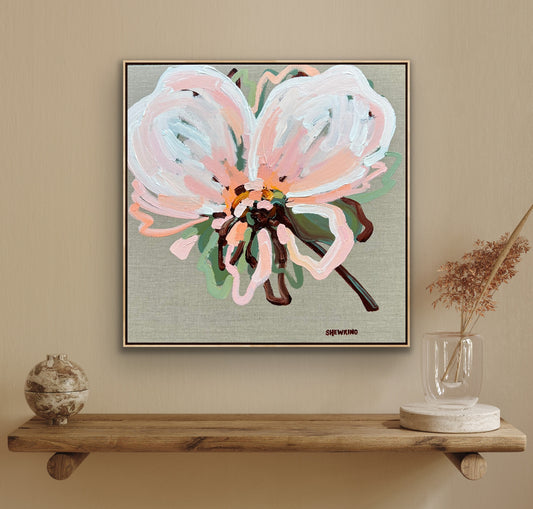 The Flower 53x53cm FRAMED