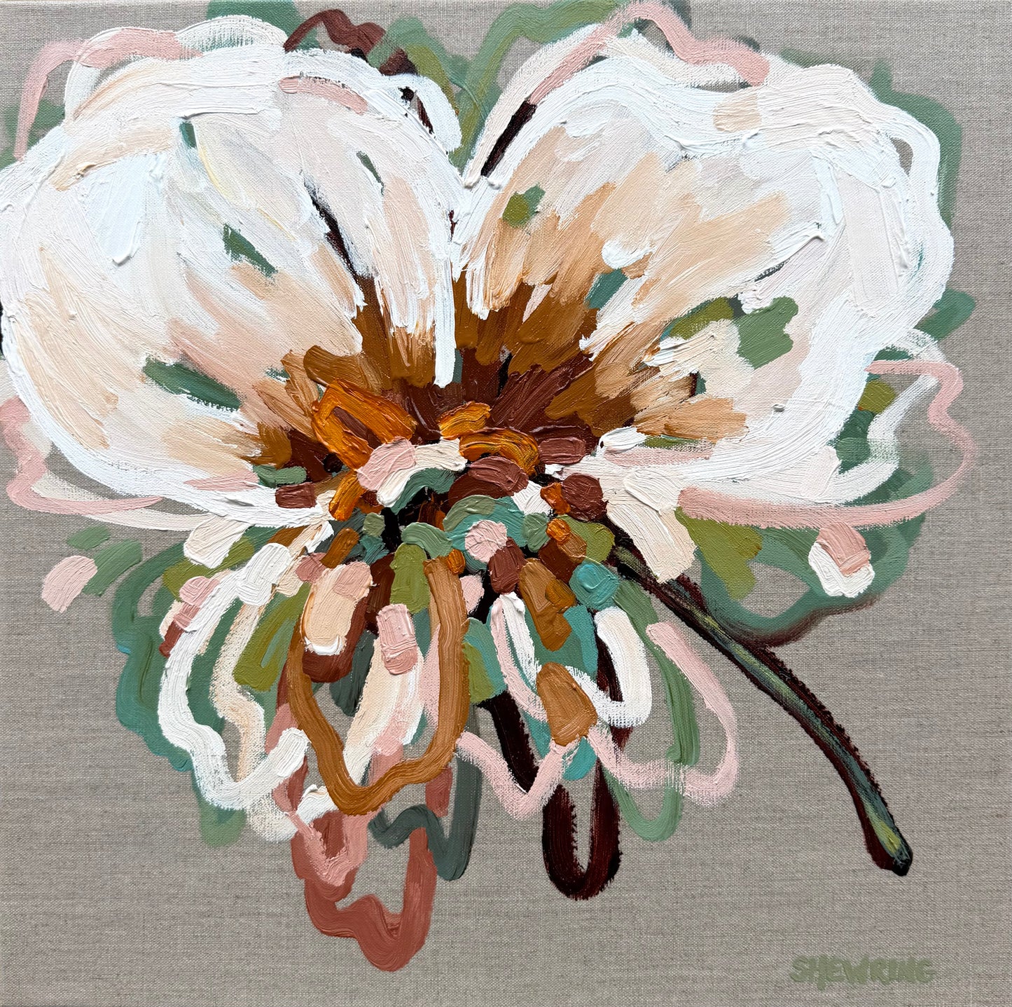 To Love You 53x53cm FRAMED