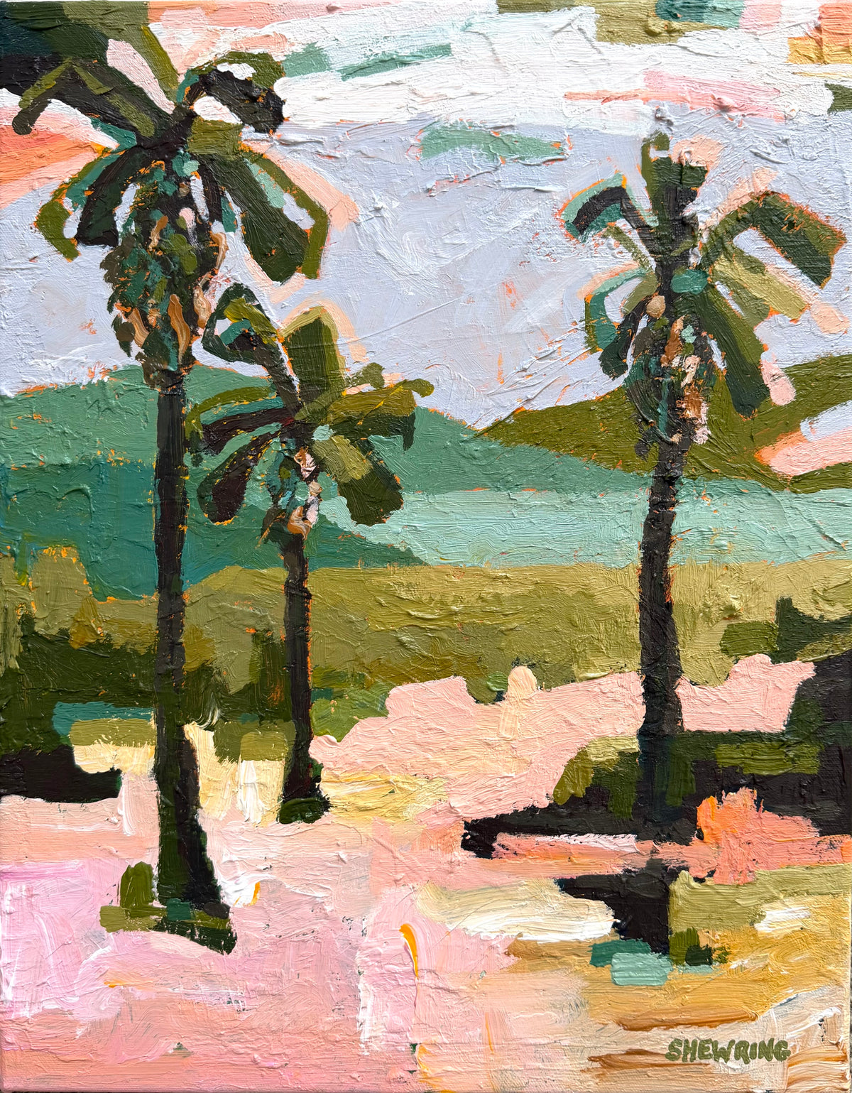 Tropics 49 x 39 cm FRAMED SOLD