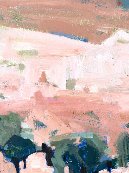 Under The Summer Sun 103x103cm FRAMED