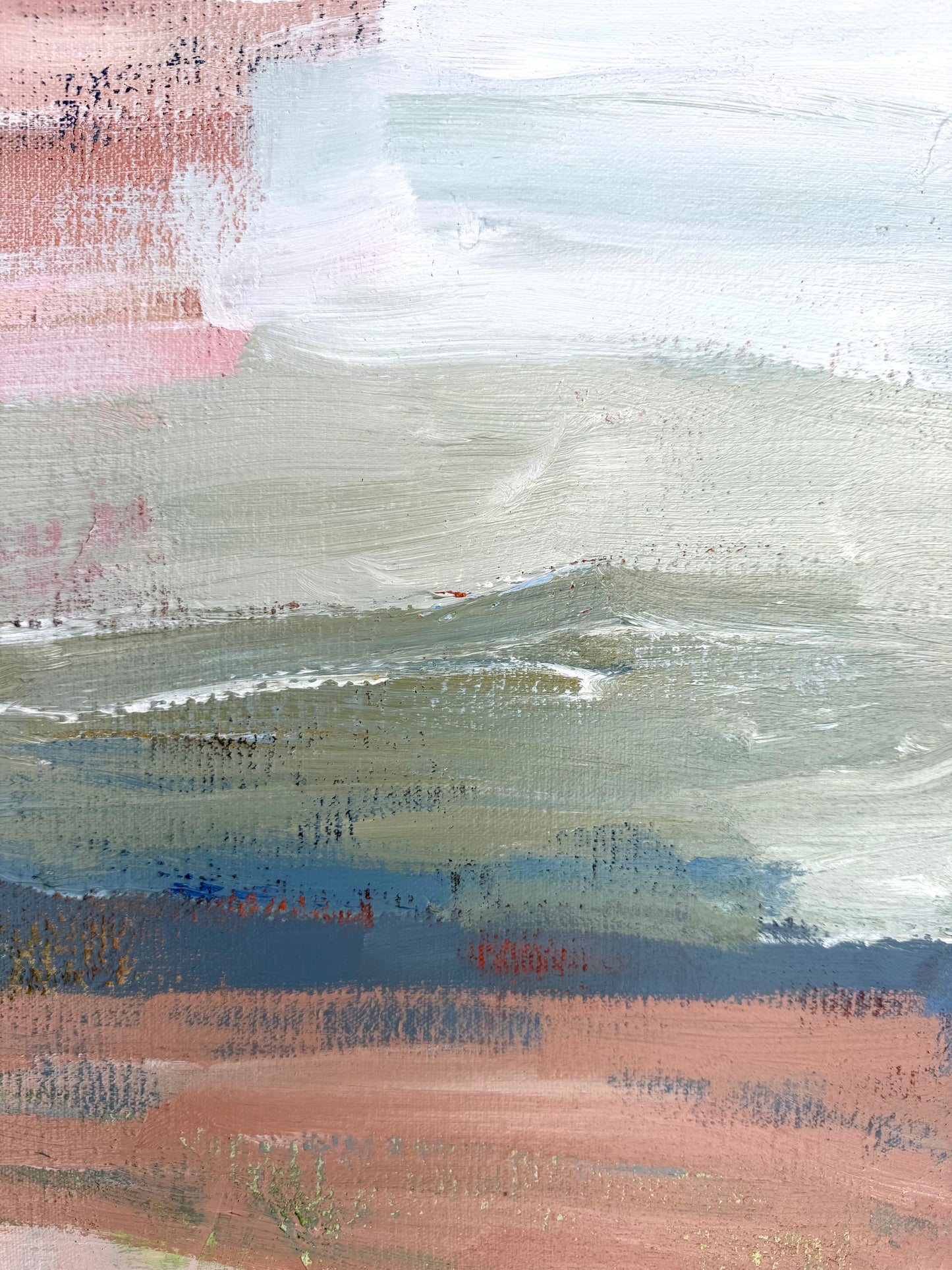 Under The Summer Sun 103x103cm FRAMED