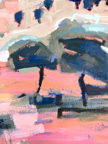 Under The Summer Sun 103x103cm FRAMED