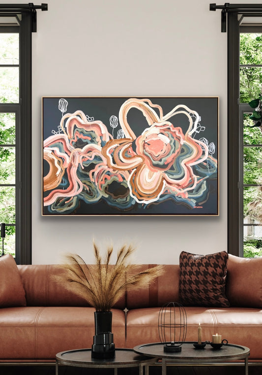 Untamed Lovers 150x100cm FRAMED SOLD