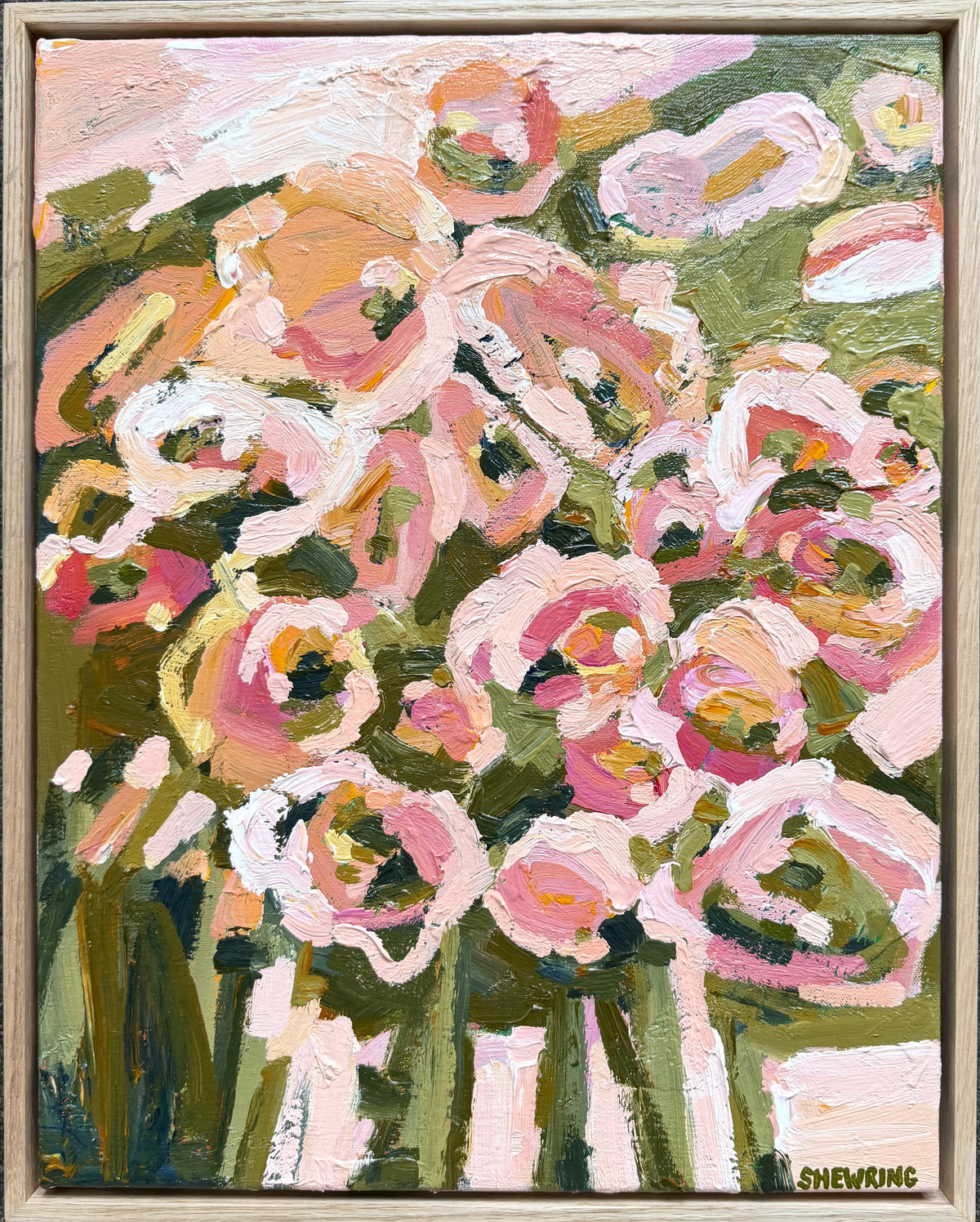 Wild Flowers Of Love 49 x 39 cm Framed SOLD