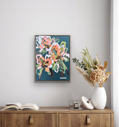 Love Wild Flowers 43x33cm Framed SOLD