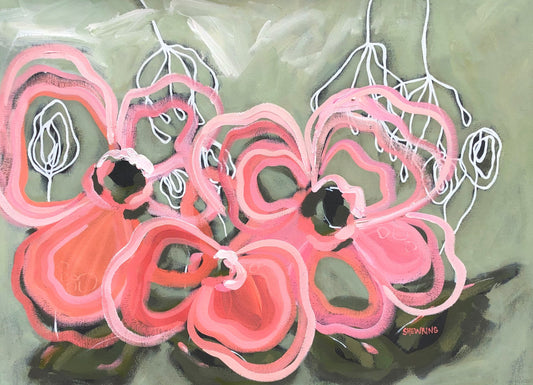 Champagne Blush 90x65cm SOLD