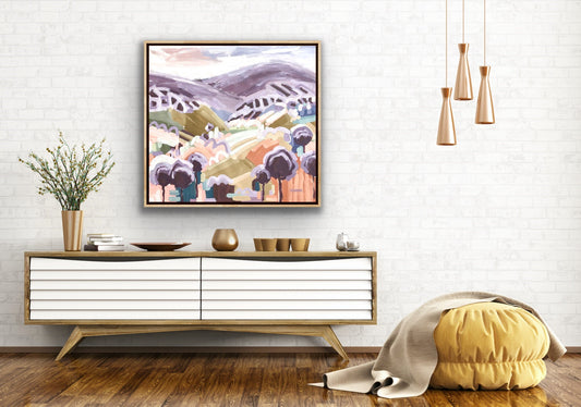 Lovers Sunset 85x81cm SOLD