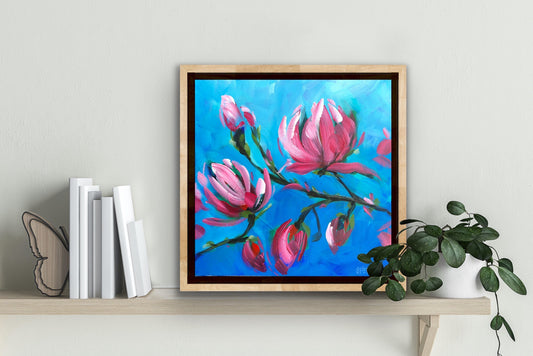 Magnolia II 30x30cm SOLD
