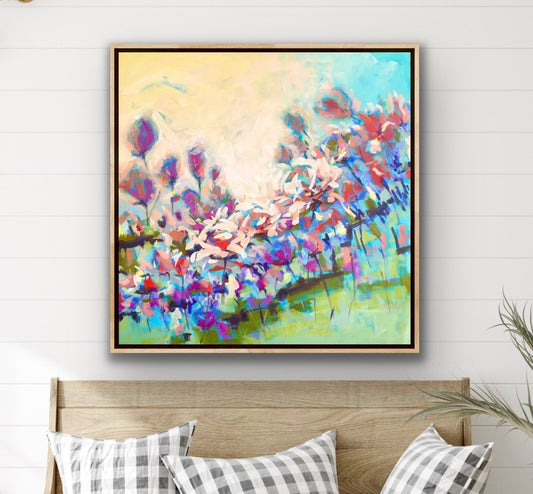 New Flower 87x87cm SOLD