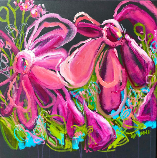 Pink Sunshine 61x61cm SOLD