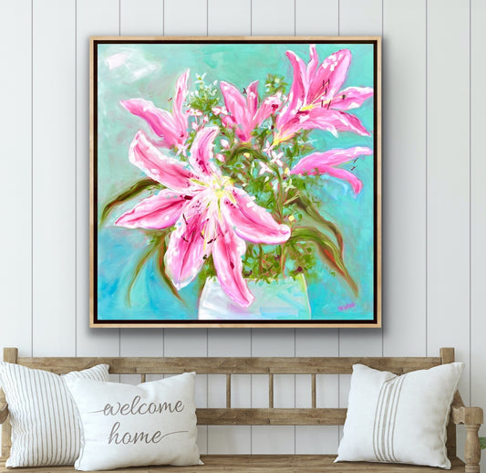 Scent Of Love 94 x94 cm Framed SOLD