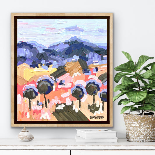Sunset Valley 40x35cm SOLD
