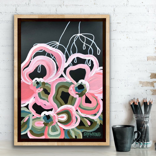 Three Loves - A3 canvas paper (unframed) 42x30cm SOLD
