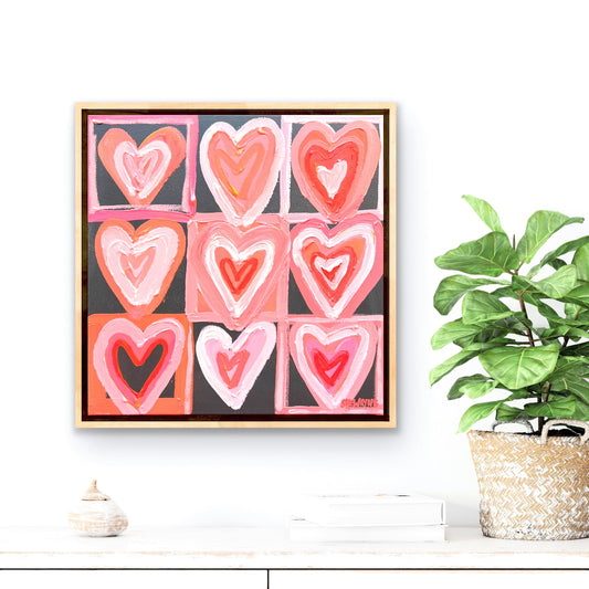 Valentines Forever 36x36cm SOLD